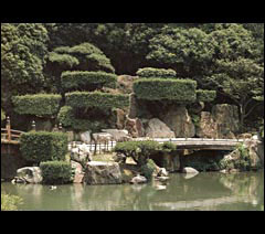 Trees as architecture, Ritsurin Park